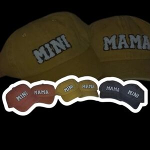 Kids Mini Mama Cap Set - Yellow, Red, Blue Only 3 Sets 10$ Each set